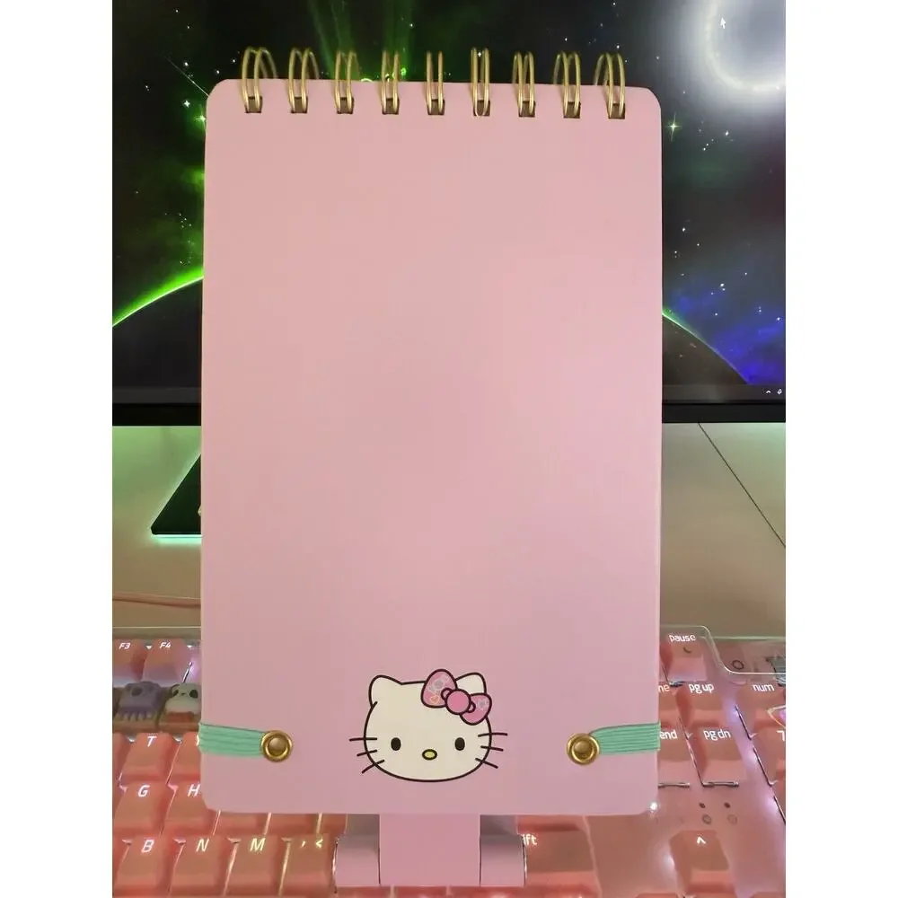 Sanrio Hello Kitty Notebook Sweet Celebration Metallic Top Spiral Elastic 2024